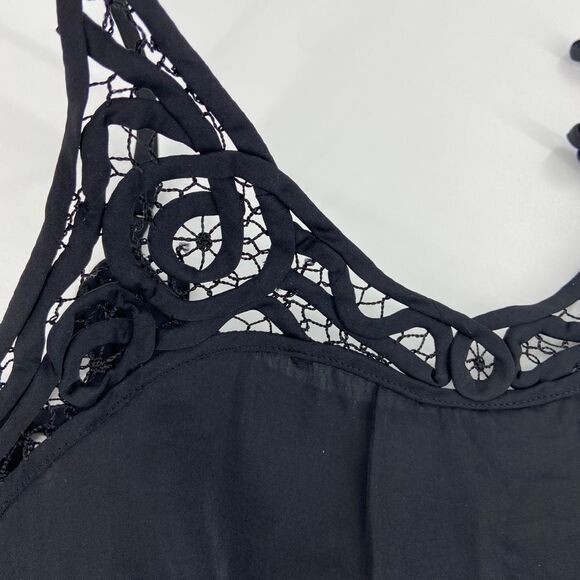 Free People Intimately Black Blouson Satin Brami Crop Camisole XS - Picture 4 of 13